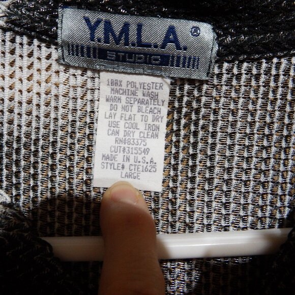 Men's Short sleeve shirt, Size Large by YMLA - Picture 3 of 3
